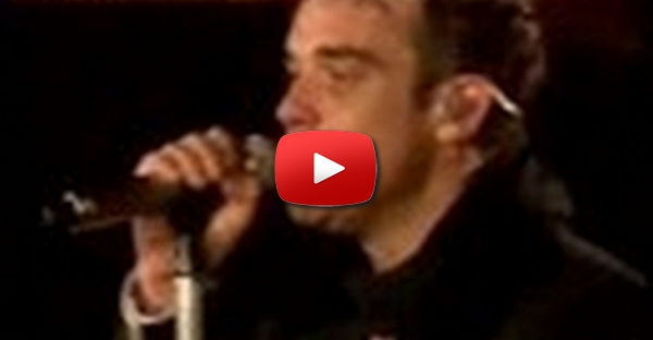 Robbie Williams como o Pedro Abrunhosa